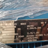 Demag減速電機(jī)ZBF 71 A 8/2 B003