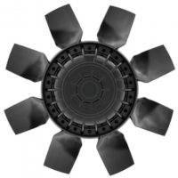 Ziehl-Abegg軸流風機FC031-PDA.3I.V7型異型鋁壓鑄葉片