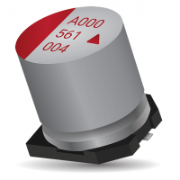 AVX APA系列貼片鋁導(dǎo)電聚合物電解電容器 可提高ESR，耐久性