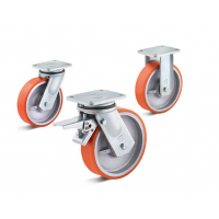 torwegge重型腳輪，可用于運輸重達 10,000 kg 的貨物