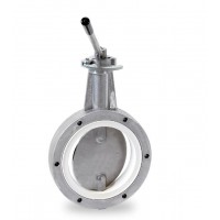 Warex Valve蝶閥DKZ105VK DKZ105VK-FL 帶止動栓鎖緊套圈可更換