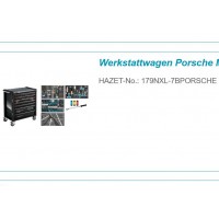 Hazet 7BPORSCHE 7WPORSCHE不銹鋼儲存工廠車間設備工具推車