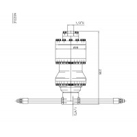 Bolondi清潔旋轉(zhuǎn)式噴嘴噴頭PW610A MW440A布隆迪特制版本