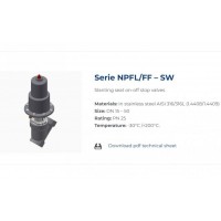 BUROCCO SW內(nèi)螺紋連接帶活塞氣動(dòng)斜座開(kāi)關(guān)截止閥