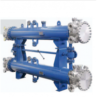 FUNKE 管殼式換熱器，主要用于冷卻液體，如潤滑油、以及通過飽和蒸汽加熱