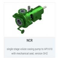 Dickow Pumpen NCR軸向吸油口軸向中心滾動軸承單級渦殼泵