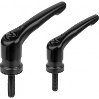 KIPP內(nèi)外螺紋K1599_SE可調(diào)節(jié)手柄夾緊力增強器緞面處理