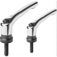 KIPP可調(diào)節(jié)手柄夾緊力增強器鋅內(nèi)外螺紋K1599_HV