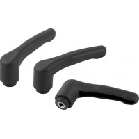 KIPP K1743內(nèi)外螺紋可調(diào)節(jié)塑料手柄可探測(cè)金屬