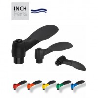 KIPP K0125黑色氧化鋼螺紋插件內(nèi)螺紋2K可調(diào)節(jié)手柄