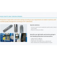 elbe機器車輛驅(qū)動型材軋制系列剛性軸和扭轉(zhuǎn)彈簧