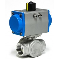 bar PKT防噴主軸減少通道氣動執(zhí)行器閥門三通自動閥