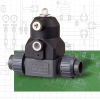 InterApp CM/CP系列氣動緊湊型隔膜閥，非常適合在密閉空間中使用