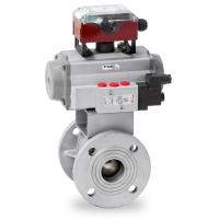 Warex Valve 球閥 DBV 400，法蘭連接，專門用于粉末和散裝處理