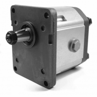 Roquet 液壓齒輪泵1M1IF09R，帶直徑7 mm的圓柱軸，逆時(shí)針旋轉(zhuǎn)