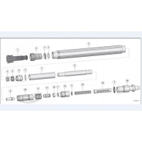 Wassara W80型水動(dòng)力氣動(dòng)潛孔錘頂錘或旋轉(zhuǎn)鉆孔設(shè)備的許多鉆孔應(yīng)用的選擇